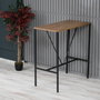 Hanah Home Mesa de bar Nordic Nogal y Negro